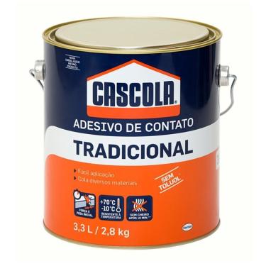 Imagem de Cascola Tradicional Sem Toluol 2,8 Kilos - 1406652 - Cascola Cascola Tradicional S-toluol 2,8kg Alba