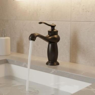 Imagem de Torneira de Bancada Misturador Água Quente Fria Banheiro Lavabo Lavató