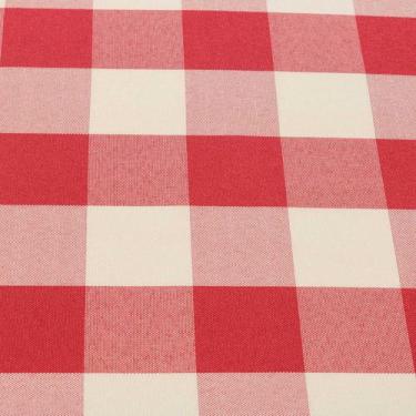 Imagem de Tecido Oxford Xadrez Para Toalha De Mesa - Rolo 5 Metros Cor:vermelho 