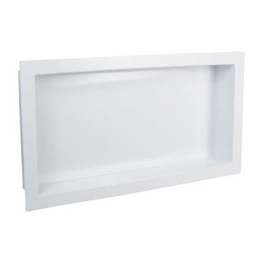 Imagem de Nicho para Banheiro em Mármore Sintético Lizi 35x64 cm - Venturi