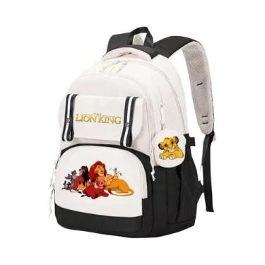 Imagem de Mochila De Grande Capacidade Para Crianças Meninas, Tema Rei Leão, Bol