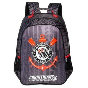 Imagem de Mochila Escolar De Costas Time Corinthians Timão - Xeryus