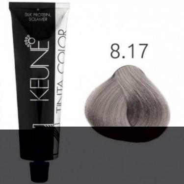 Imagem de Tinta Color Keune 8.17 Light Blond Gray Violet 60ml