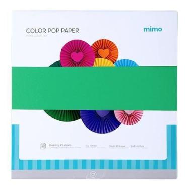 Imagem de Papel Color Pop Verde Nature Mimo - 30,5 x 30,5 cm - 180 gr - 25 unds