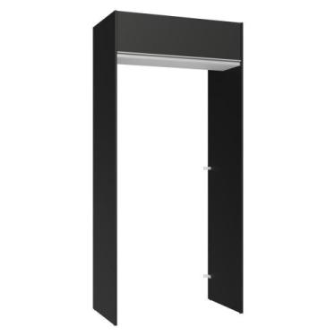 Imagem de Porta-geladeira 103 Cm 1 Porta Basculante Preto/branco/preto Glamy Mad