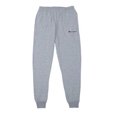 Imagem de Calca Moletom Champion Jersey Pant Joggers Script Vertical Ink - cinza-Masculino