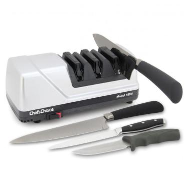 Imagem de ChefsChoice Afiador de Facas Elétrico Profissional, Abrasivos de Diamante c, 3 Estágios