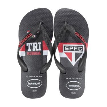 Imagem de Chinelo Havaianas Top Times São Paulo Preto, P1, 0090 sao paulo preto,