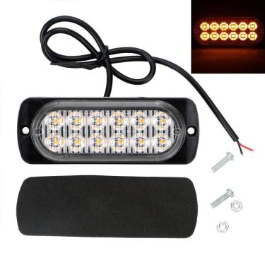 Imagem de Lanterna De Led Para  Sinalização/Estrobo 18W Cor Ambar