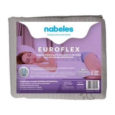 Imagem de Capa p/ Travesseiro de Corpo Euroflex Antiestresse com Fios De Carbono