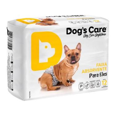 Imagem de Fralda Higiênica P/cães Macho Dog's Care 24 Unidades Tam P - DOGS CARE