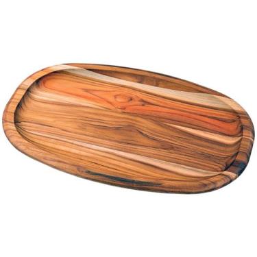 Imagem de Bandeja Para Servir Tramontina 13514351 47x31cm Madeira Natural