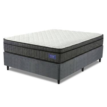 Imagem de Cama Box Colchão Casal Ortopédico D33 Euro Pillow Ultra 138x188x63cm