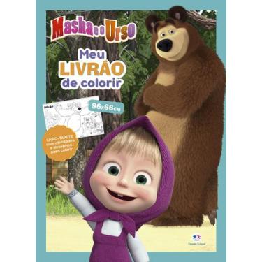 Imagem de Livro - Masha e o Urso - Meu livrão de colorir
