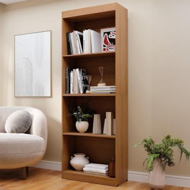 Imagem de Estante Livreiro Bipartida 63cm Com Prateleiras Form Nature Z56 - Mpozenato
