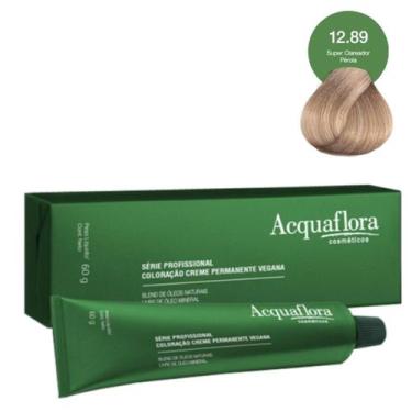 Imagem de Coloração Creme Acquaflora Vegana 12.89 Superclareador Pérola 60g