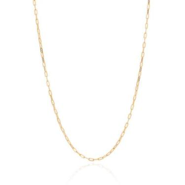 Imagem de Cordão Rommanel Banhado Ouro 18k 60cm Masculino 532531 Cor:Dourado, Do