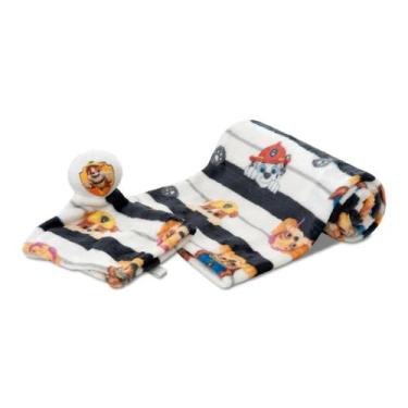 Imagem de Manta e Naninha Patrulha Canina Loaní Macia - Kit Conforto Infantil, B