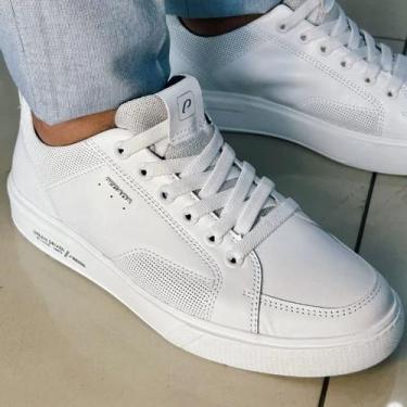 Imagem de Tênis Pegada Masculino Lançamento verão 2026 Tamanho:41Cor:Branco, 40,