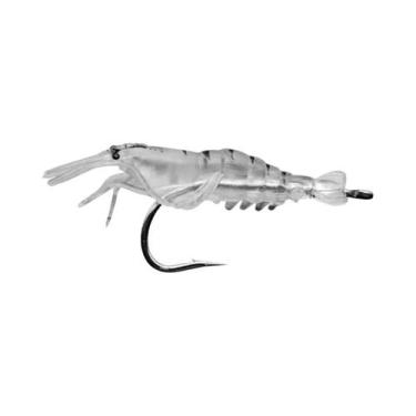 Imagem de Iscas De Pesca Realistas Em Forma De Camarão, 10 Peças Com Ganchos Afi