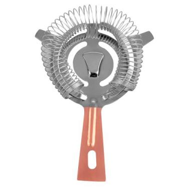 Imagem de Coador de bebidas Open Bar em aco inox Cabo Cobre -Dynasty, 3 meses po