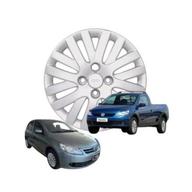 Imagem de Calota Aro 14 GRID Fixação Parafuso Cubo Alto Gol Saveiro Voyage  G5 2