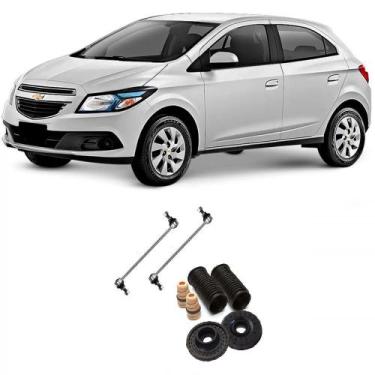 Imagem de Bieleta + Kit Batente Chevrolet Ônix Dianteiro 2013 Até 2019 O Par - S