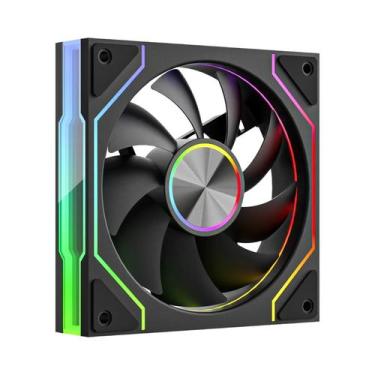 Imagem de Ventilador ARGB De 120mm Para PC, Resfriamento Silencioso, 12V, Grande