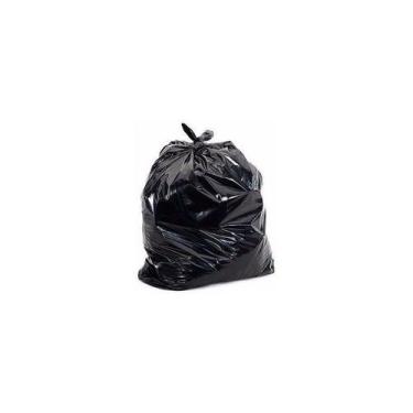 Imagem de Saco P/ Lixo De 20 Litros Preto - 35x45x0,04. C/100 Cor:Preto - Higipa