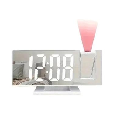 Imagem de Despertador Digital De Tela Grande Com Projeção E Display Luminoso Int