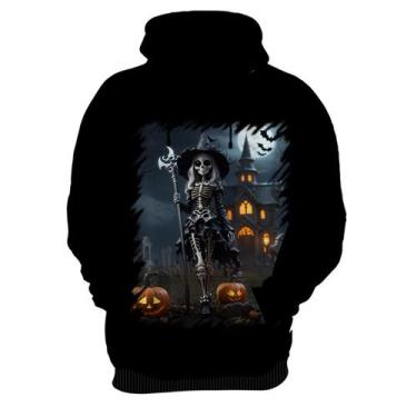 Imagem de Blusa de Frio Bruxa Caveira Halloween 10 - Kasubeck Store, Inf 08