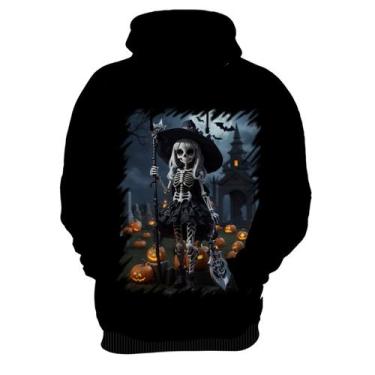 Imagem de Blusa de Frio Bruxa Caveira Halloween 15 - Kasubeck Store, Inf 10