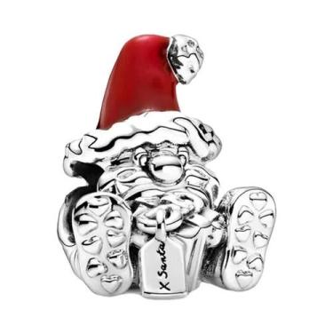 Imagem de Pingente De Flor De Maçã Em Forma De Coração Vermelho Em Prata 925 Par