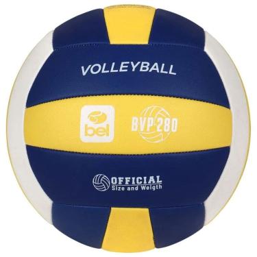 Imagem de Bola de Vôlei Profissional BVP 280 Treino Jogos Resistente Revestimento Poli Algodão Bel