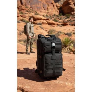Imagem de Mochila Tática 40L: Laptop Seguro, Viagem Prática - Congratulations St