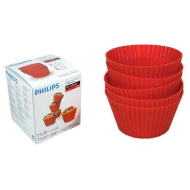 Imagem de Forma Molde Para Cupcake Muffin Airfryer Multicooker Philips Walita 05