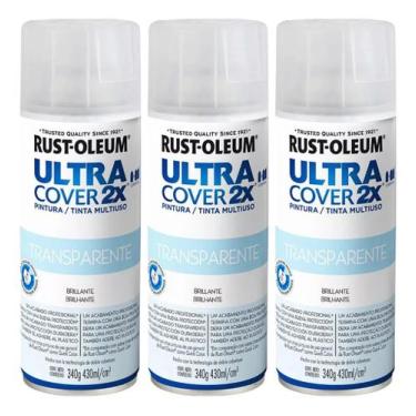 Imagem de Kit 3 Tinta Spray Uc Multiuso Transparente - Escolha O Acabamento - Ru