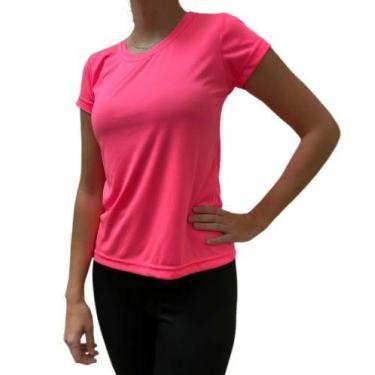 Imagem de Blusa Dry Fit Plus Size Feminina Academia - BARATO EXPRESS, Rosa, M