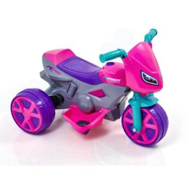 Imagem de Mini Moto Triciclo Elétrica Infantil 6V Usual Brinquedos