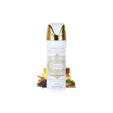 Imagem de Lattafa Honor & Glory Perfumed Spray Desodorante Árabe 200ml - lattafa