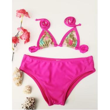 Imagem de Biquini feminino infantil estrela pink - PENELOPE JOY, Rosa, G
