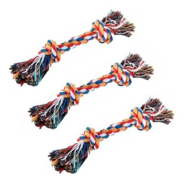 Imagem de Brinquedo P/ Cães Dental Bone De Corda Extra Gg 30cm - EuroPet