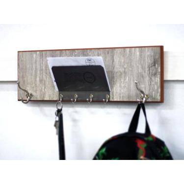 Imagem de Porta-carta e cabideiro em mdf  - Reciclar