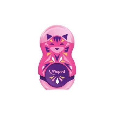 Imagem de Apontador Com Borracha Loopy Mini Cute Maped, Rosa
