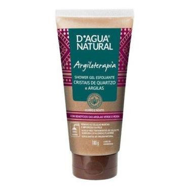 Imagem de Shower Gel - Esfoliante Quartzo e Argilas - 180 g - D'água Natural - D