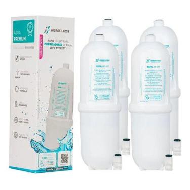 Imagem de 5 Refil Filtro Vela Purificador Agua Compatível By Everest Branco - Ro