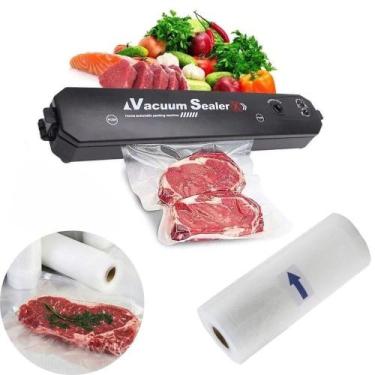 Imagem de Seladora de Embalagem a Vácuo Portátil de Alimentos Bivolt com Selagem
