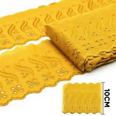 Imagem de Bordado Inglês 10,0cm BP088 Dourado - 13,7 Metros  artePunto