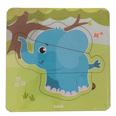 Imagem de Quebra-Cabeça Baby Elefante Brinquedo Educativo - Babebi