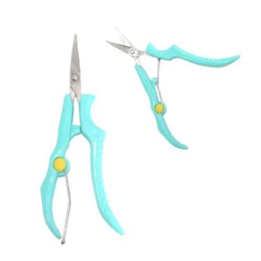 Imagem de Tesoura patchowork 12cm azul - CARRETEL